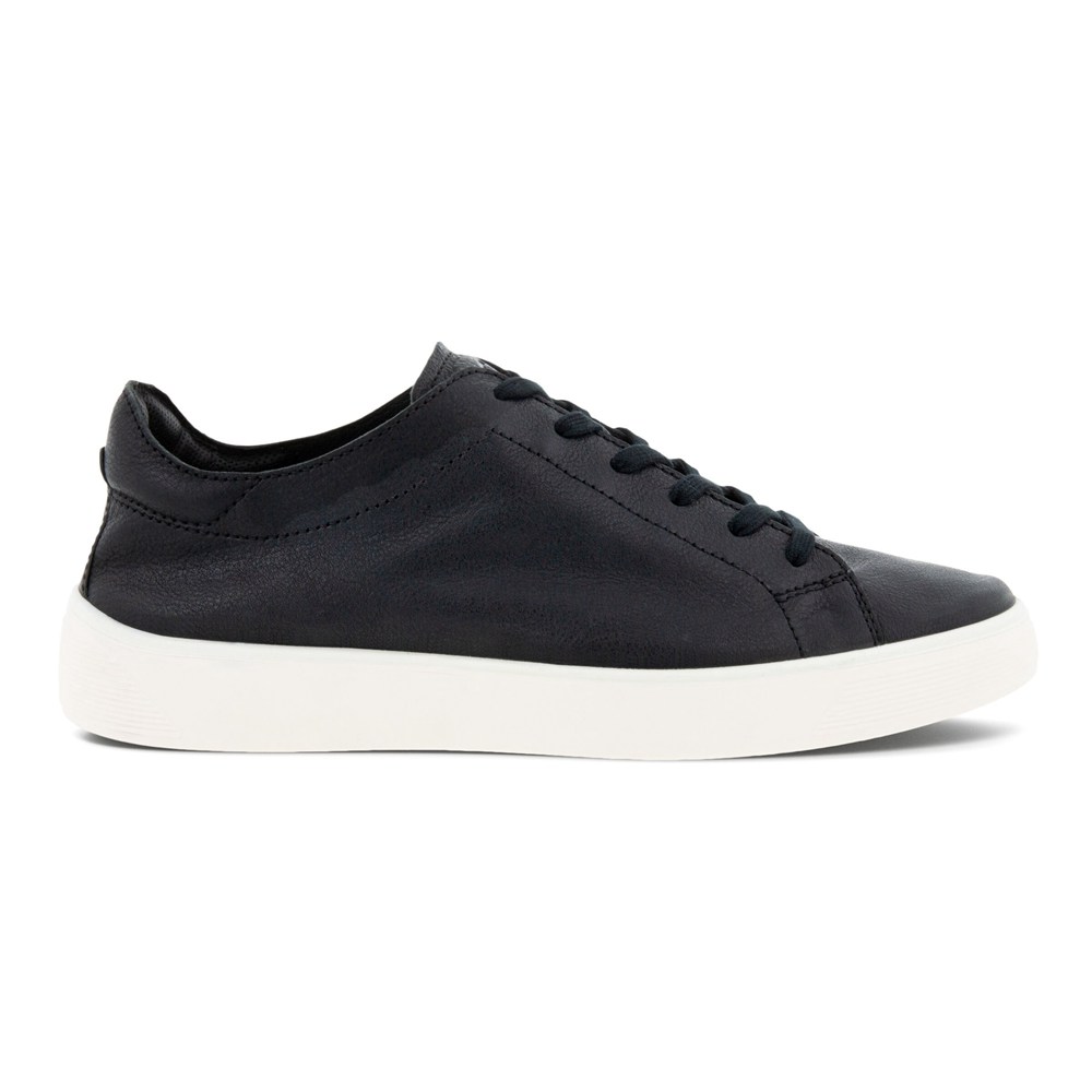 ECCO Mens Sneakers Black - Street Tray Laced - LNY-086927